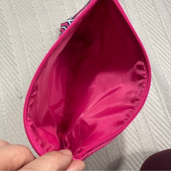 Jonathan Adler for Clinique cosmetic bag, pink/navy, storage - Picture 6 of 6